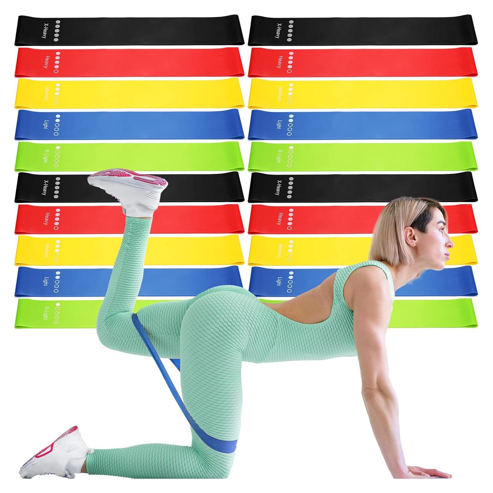 Bandas de Resistencia Deekin 20 Piezas 4.5-52.2 kg 5 Niveles