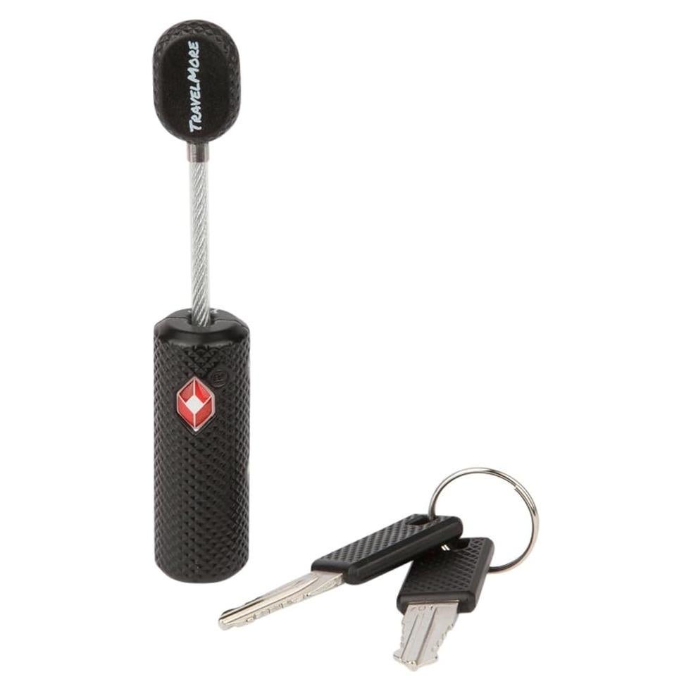 Candado de Equipaje TSA TravelMore con Llave - Negro