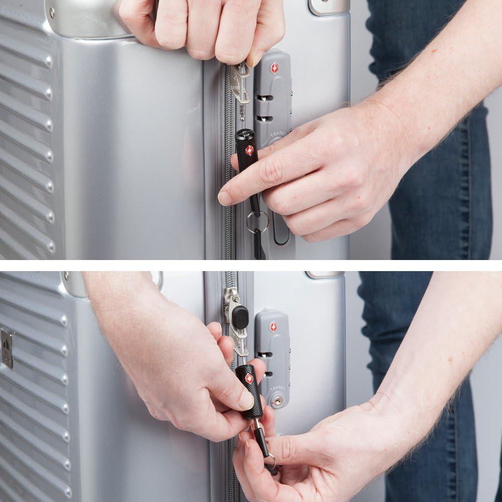 Candado de Equipaje TSA TravelMore con Llave - Negro