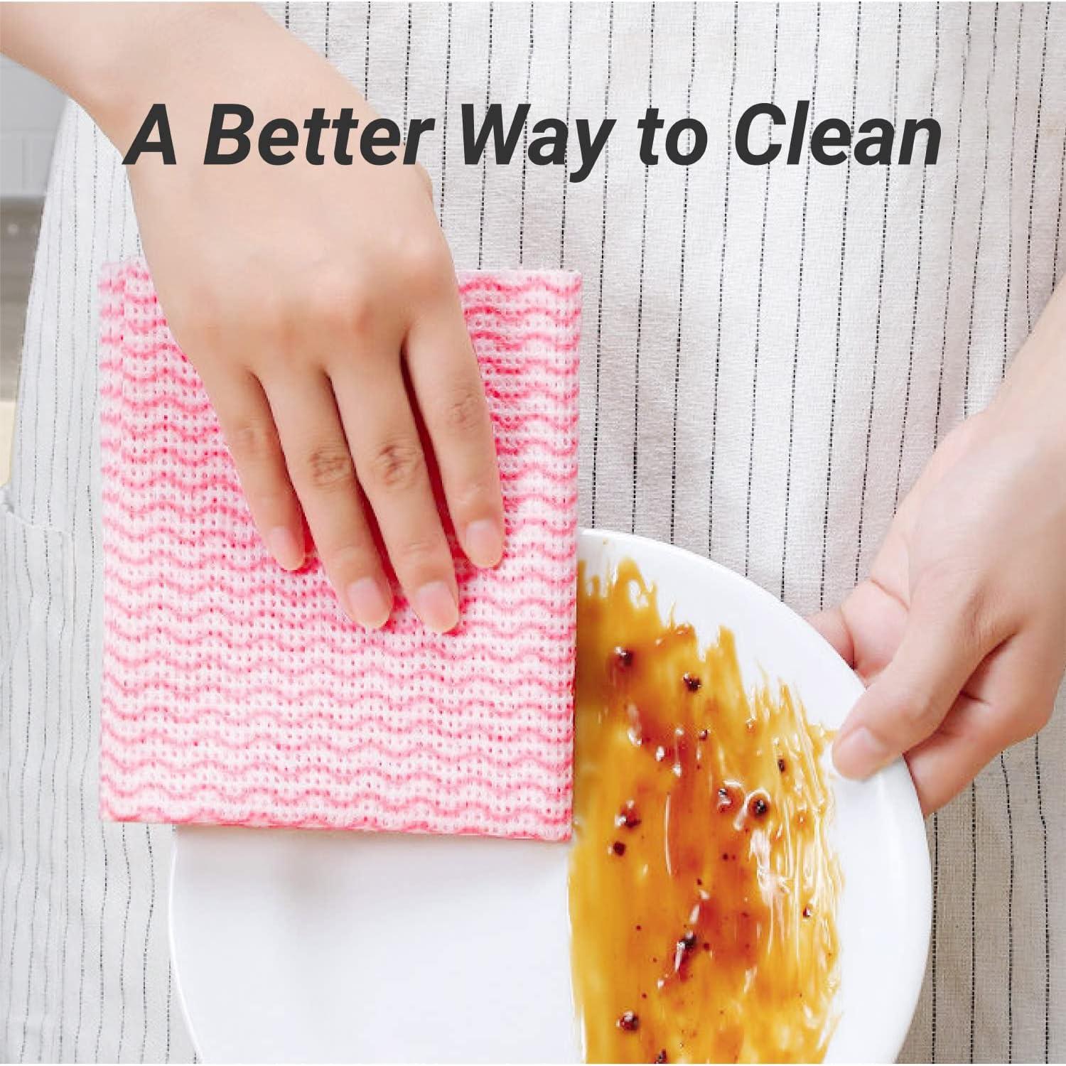 Toallas de limpieza elinnee 75 unidades 36.1x40.6 cm rojas