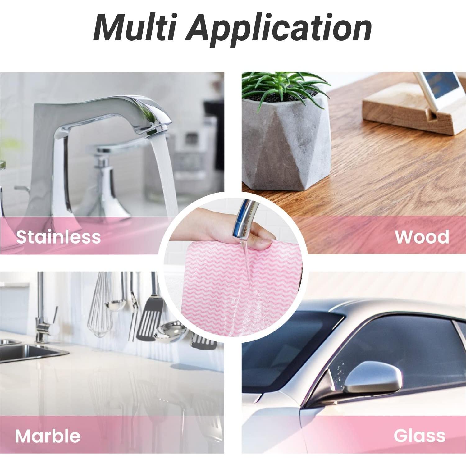 Toallas de limpieza elinnee 75 unidades 36.1x40.6 cm rojas