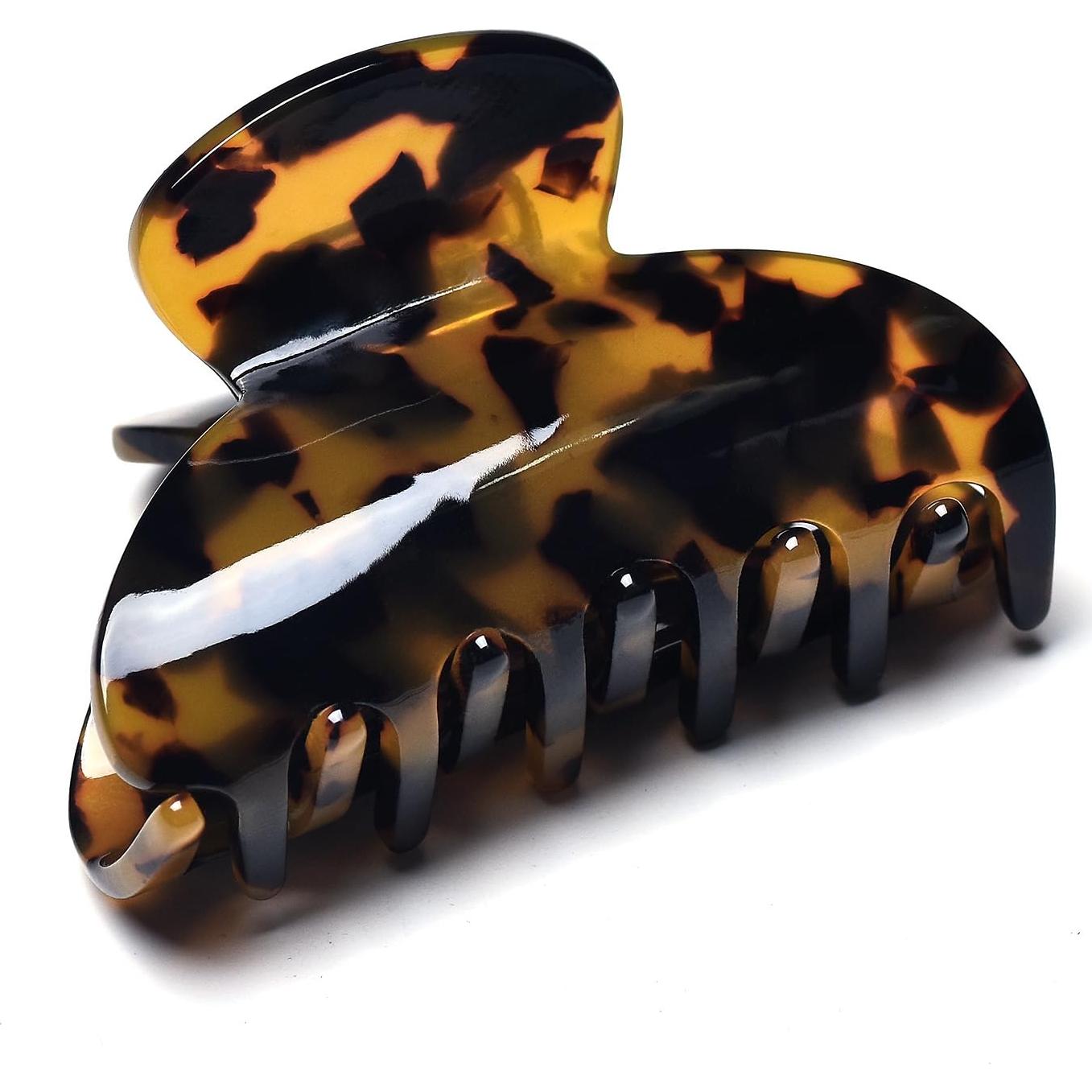 Pinzas de Pelo Medianas Fsmiling Tortuga Acetato 3 Piezas