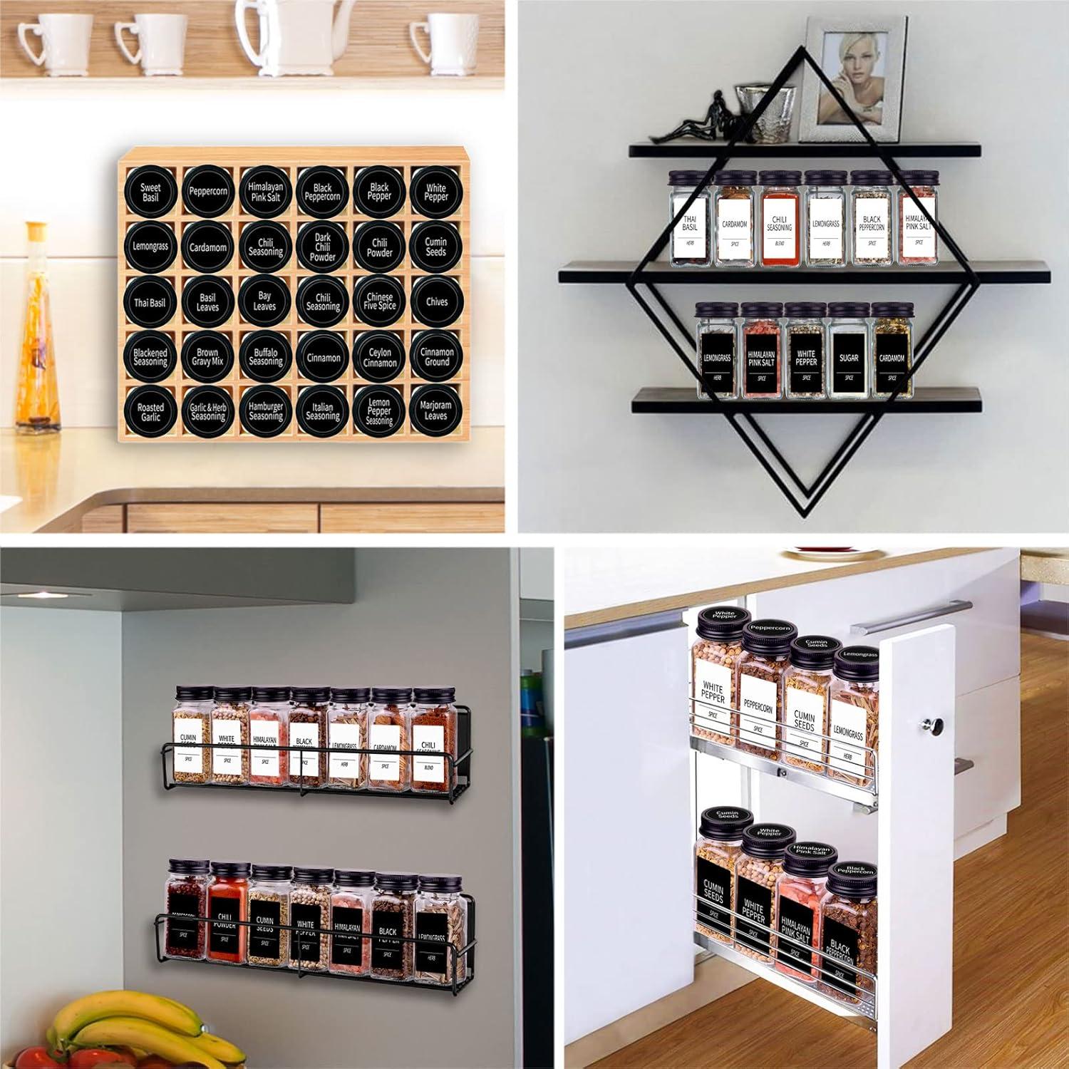 Frascos de Especias Churboro 25 Piezas 118ml con Etiquetas