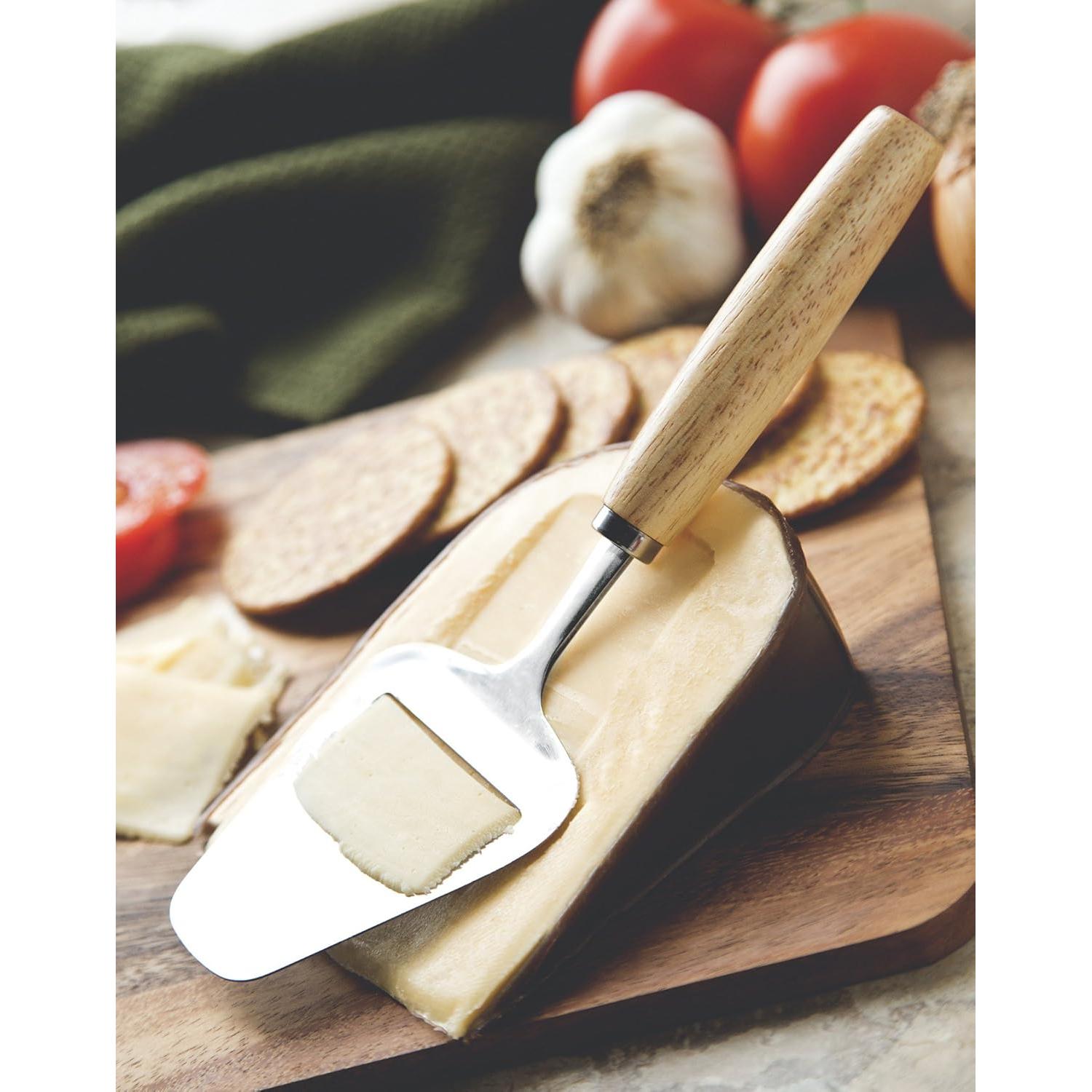 Cortador de Queso Fox Run 20.32 cm Acero Inoxidable Mango Madera