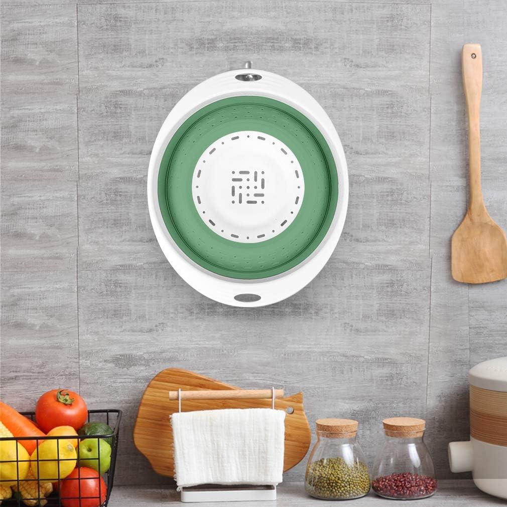 Colador Plegable QiMH 5 Cuartos Verde Hierba Libre BPA