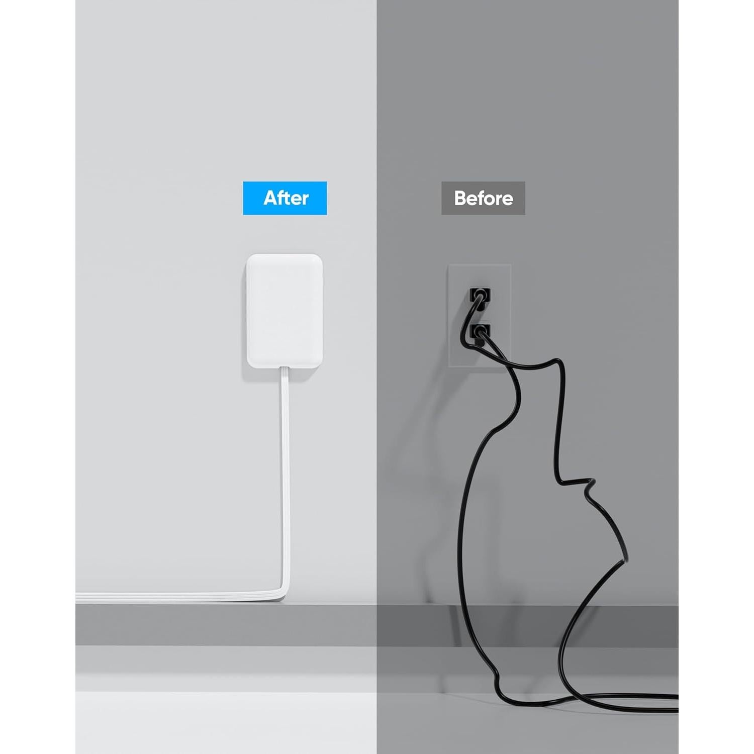 Regleta de Enchufes Olcorife 8 AC + 4 USB 0.91m con Protección