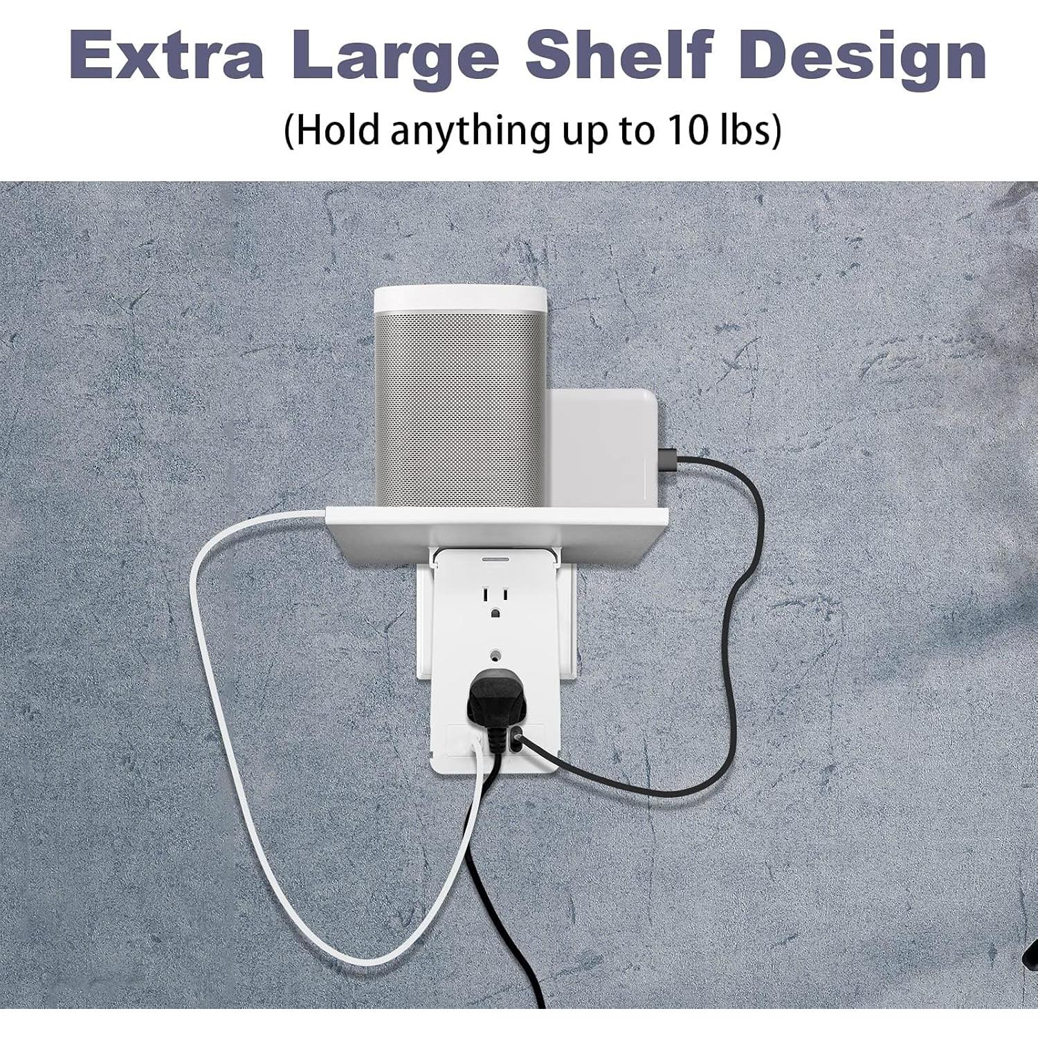 Extensor de Enchufe BOLTGY 8 Tomas con USB-A y USB-C Blanco