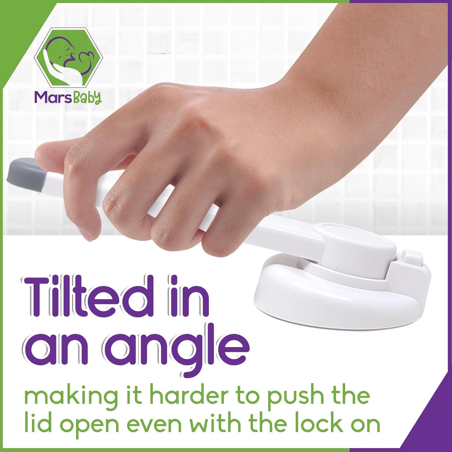 Cerradura de Seguridad para Inodoro Mars Baby - Fácil Instalación