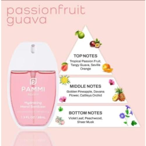 Spray Desinfectante de Manos PAMMI Tamaño Viaje 5 Aromas
