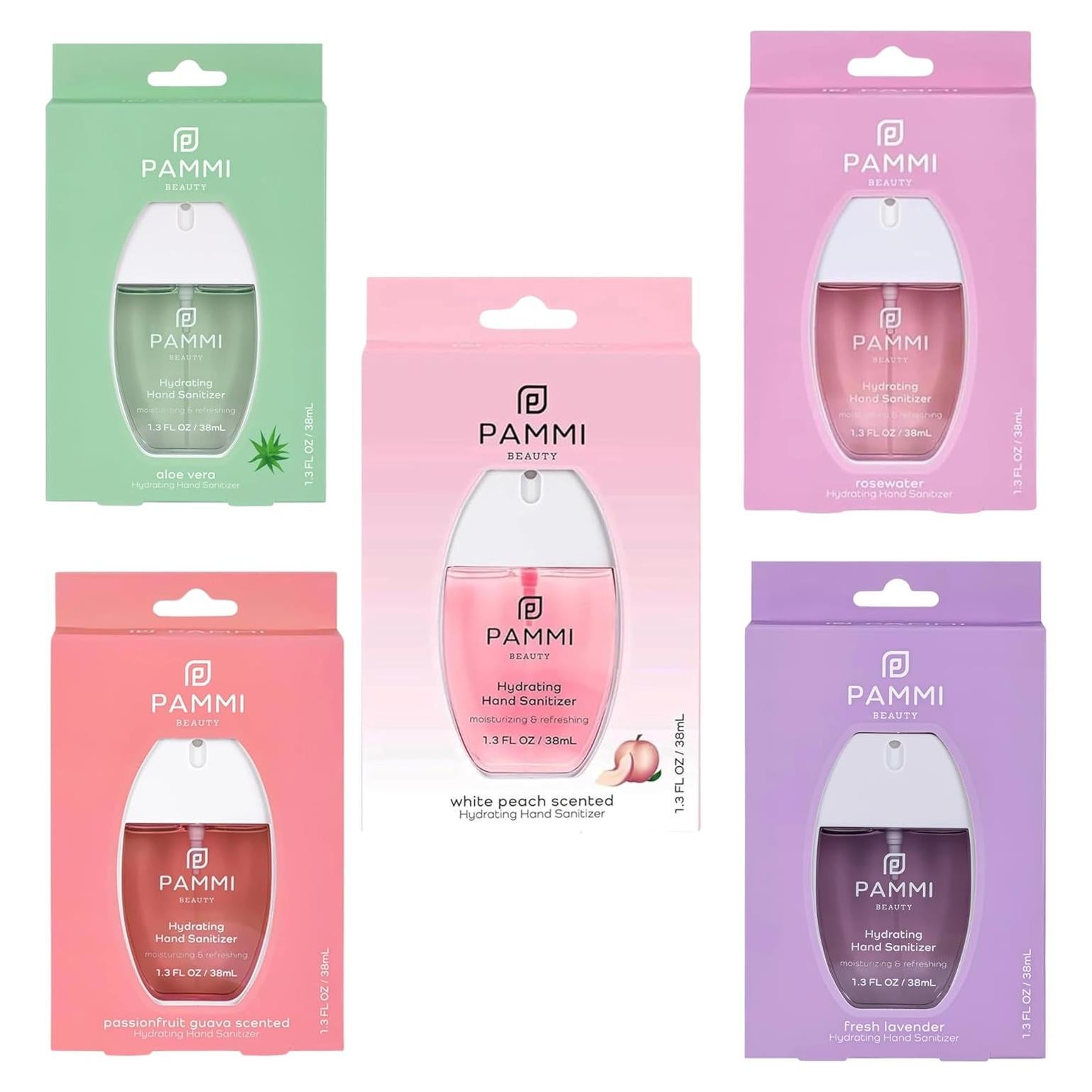 Spray Desinfectante de Manos PAMMI 5 Aromas Tamaño Viaje