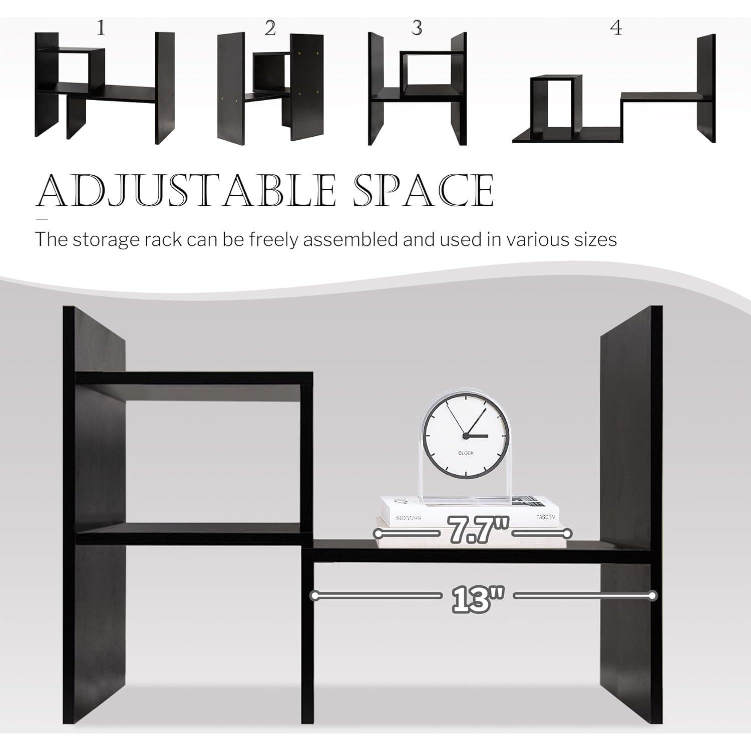 Organizador de Escritorio Jerry & Maggie Ajustable Madera Natural