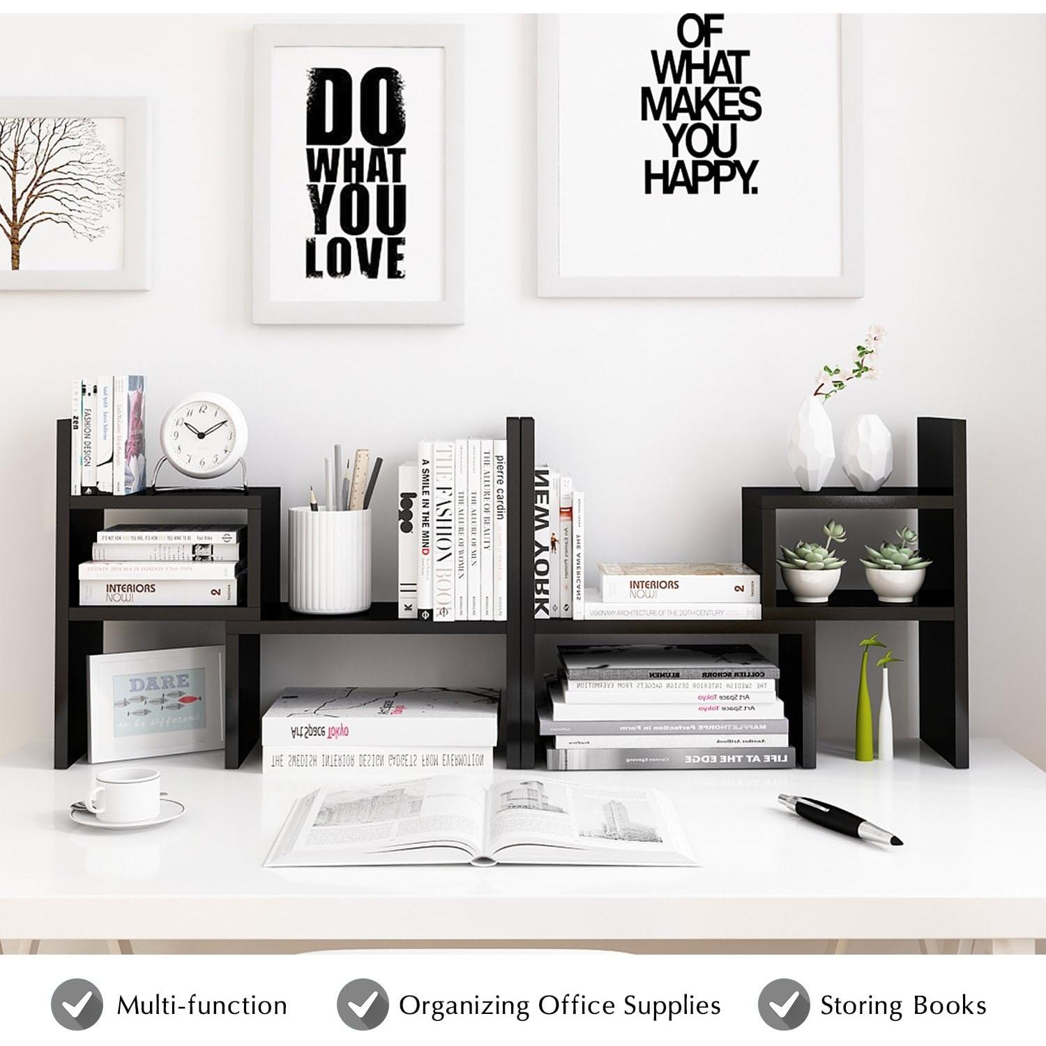 Organizador de Escritorio Jerry & Maggie Ajustable Madera Natural