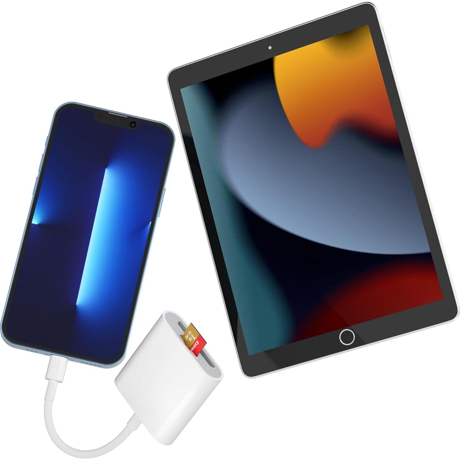 Lector de Tarjetas SD TIANSONG para iPhone y iPad - Doble Ranura