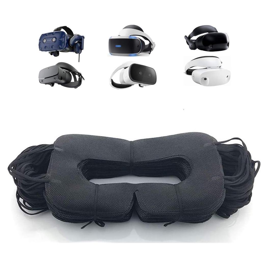 Máscara Desechable para Ojos VR INKECI 50 Pcs Negra