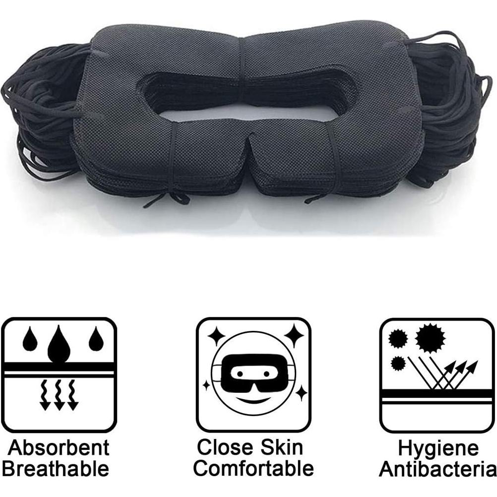 Máscara Desechable para Ojos VR INKECI 50 Pcs Negra