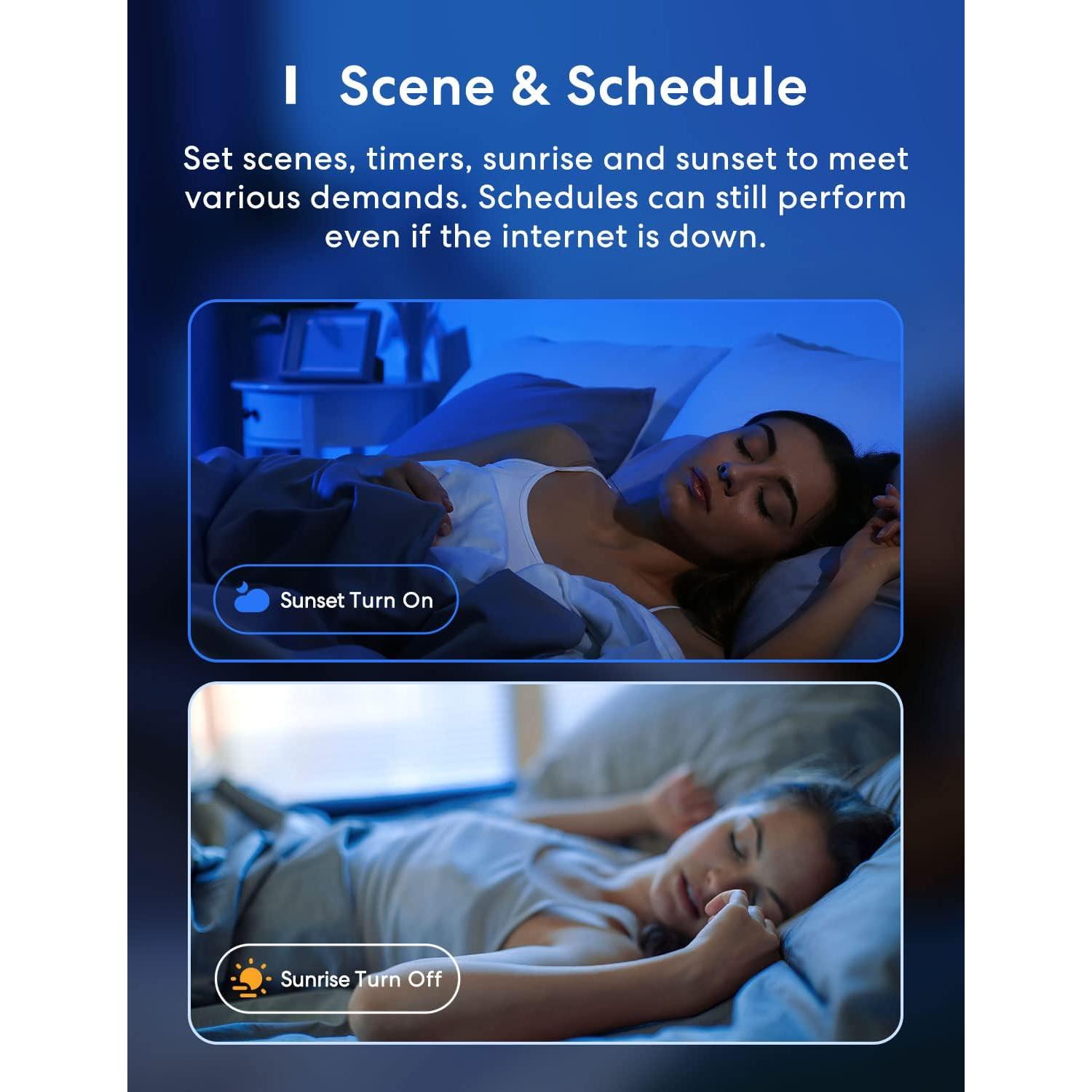 Tira LED inteligente Meross 5m RGB HomeKit Alexa Google