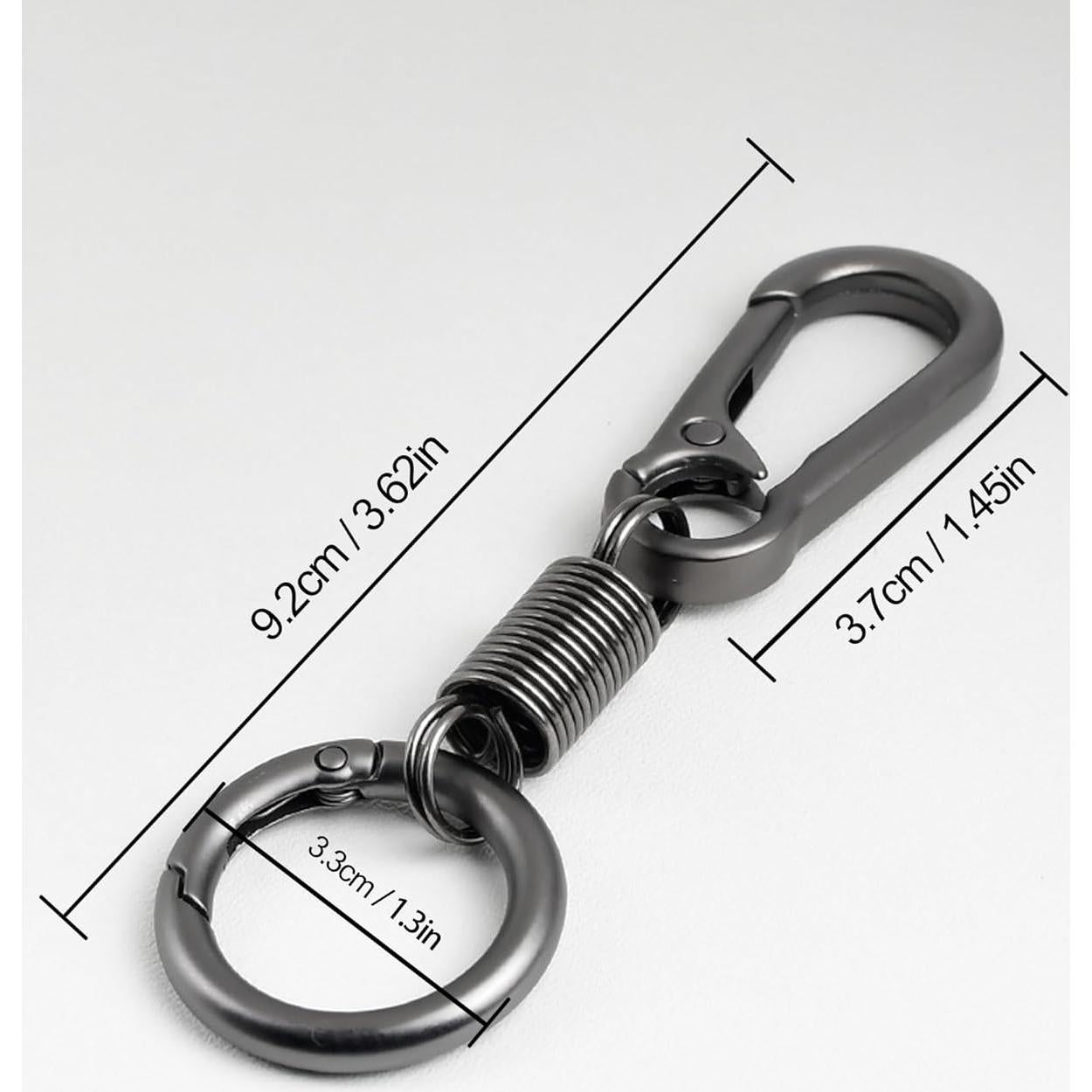 Organizador de llaves de metal zinc 9.2cm - Clip compacto