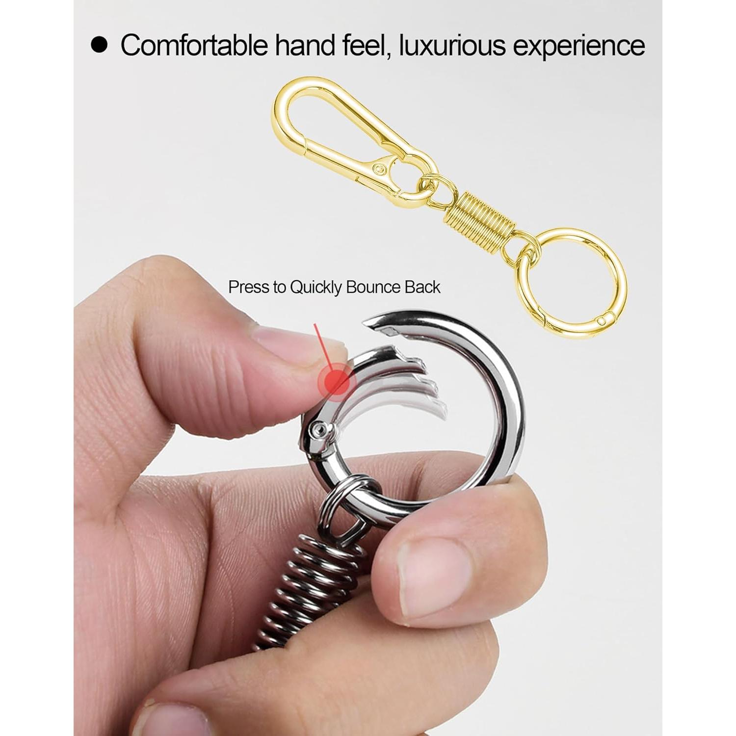 Organizador de llaves de metal zinc 9.2cm - Clip compacto