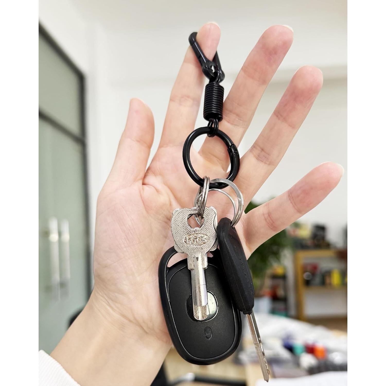 Organizador de llaves de metal zinc 9.2cm - Clip compacto