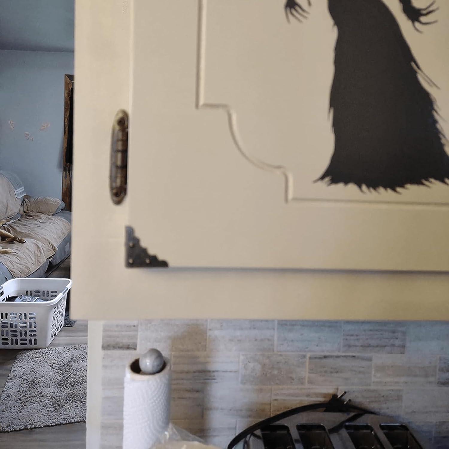 Protector de Esquinas de Latón Antiguo Dophee 8 Piezas