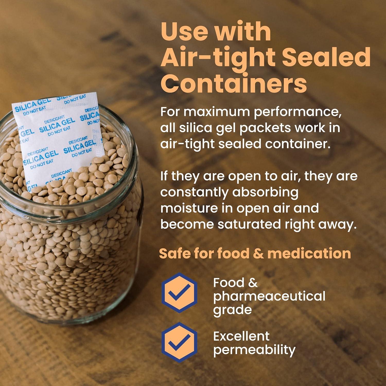 Paquetes de Gel de Sílice Deshidratante Wallaby 5g - 20 Unidades