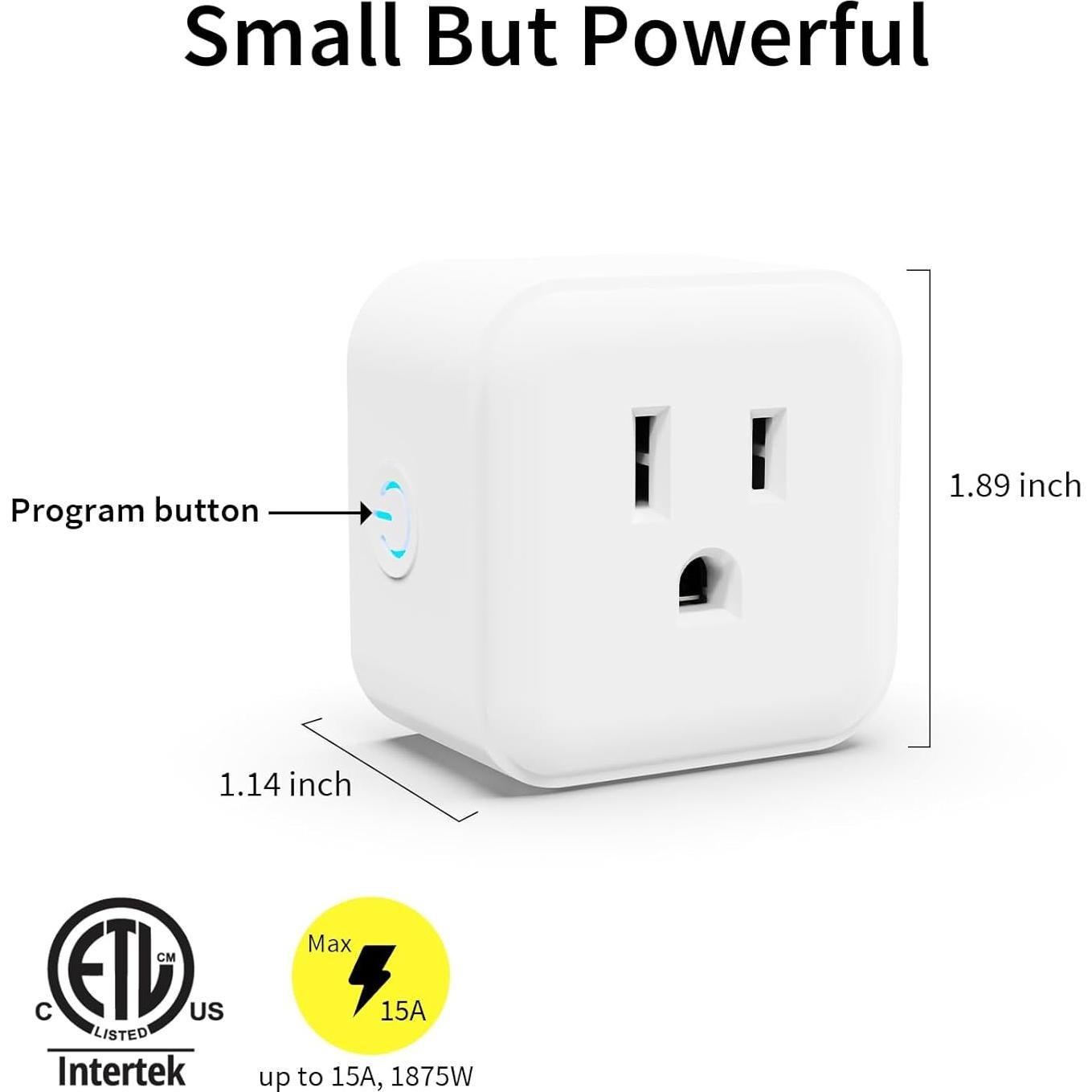 Enchufe Inteligente Z-Wave Minoston MP21Z, 15A, Control Remoto