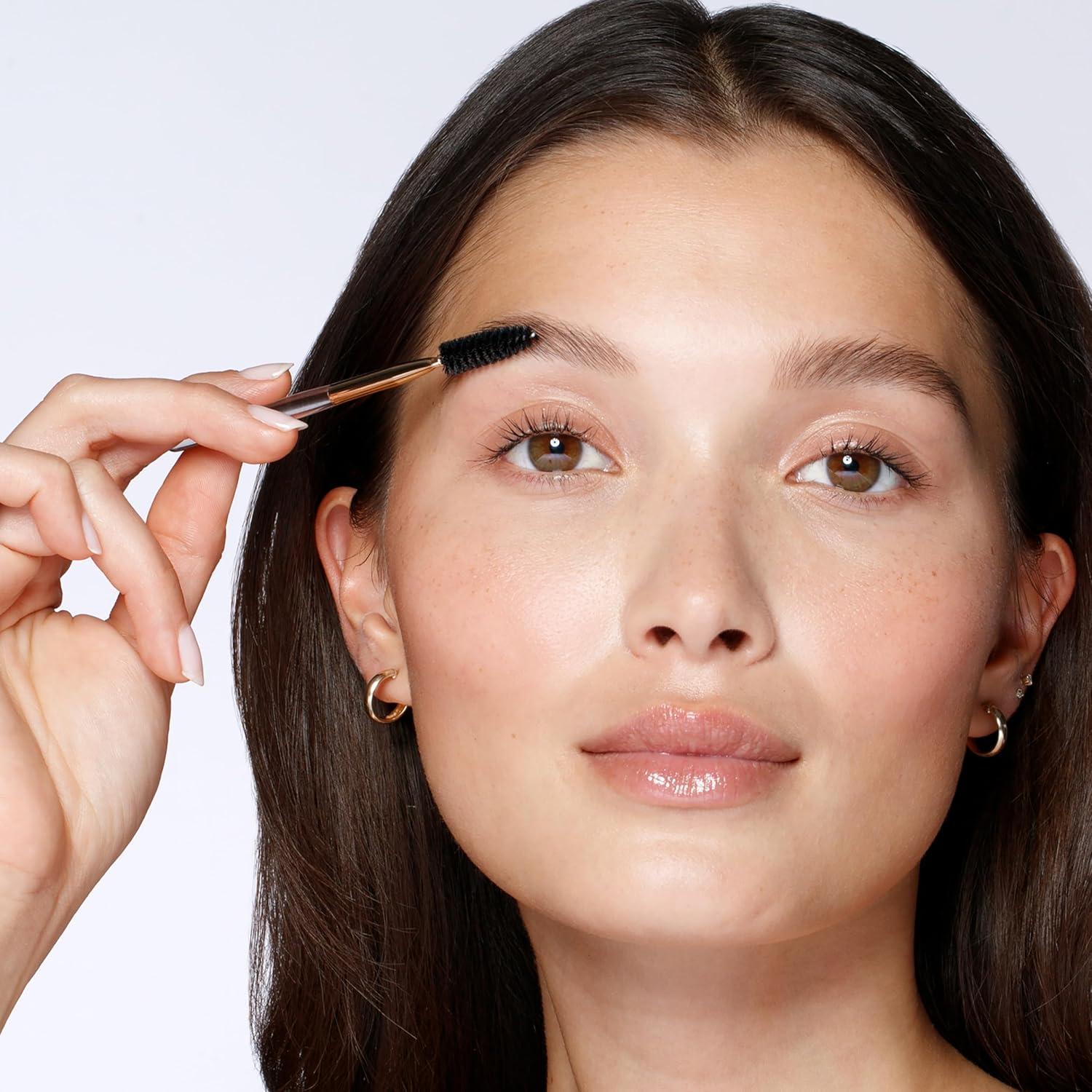 Tijeras y Cepillo para Cejas Tweezerman - Acero Inoxidable