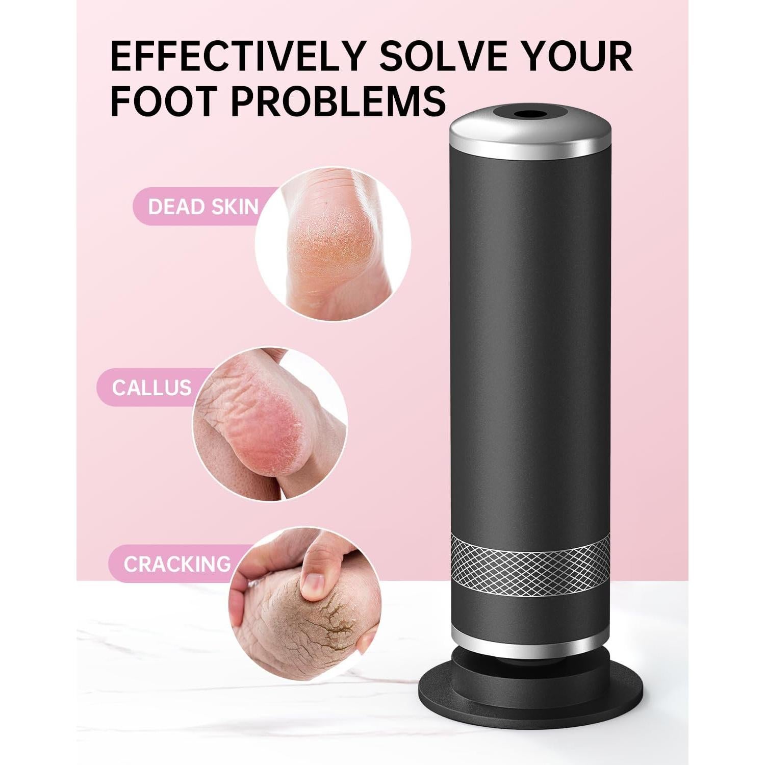 Removedor de Callos Eléctrico Tohecu FCM-08 Negro con 60 Discos