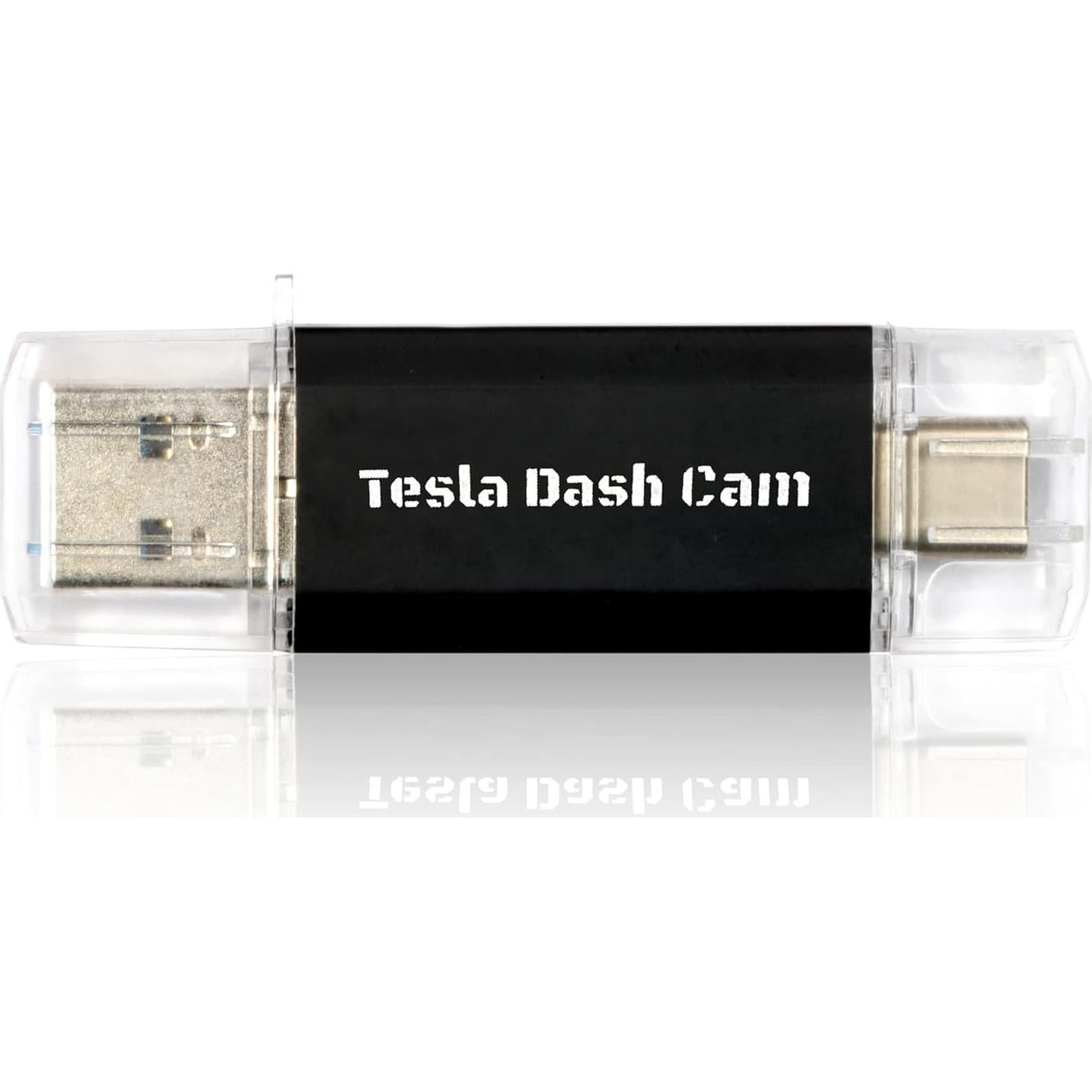 Unidad Flash USB 128 GB Tesla Modo Sentry Doble Cara