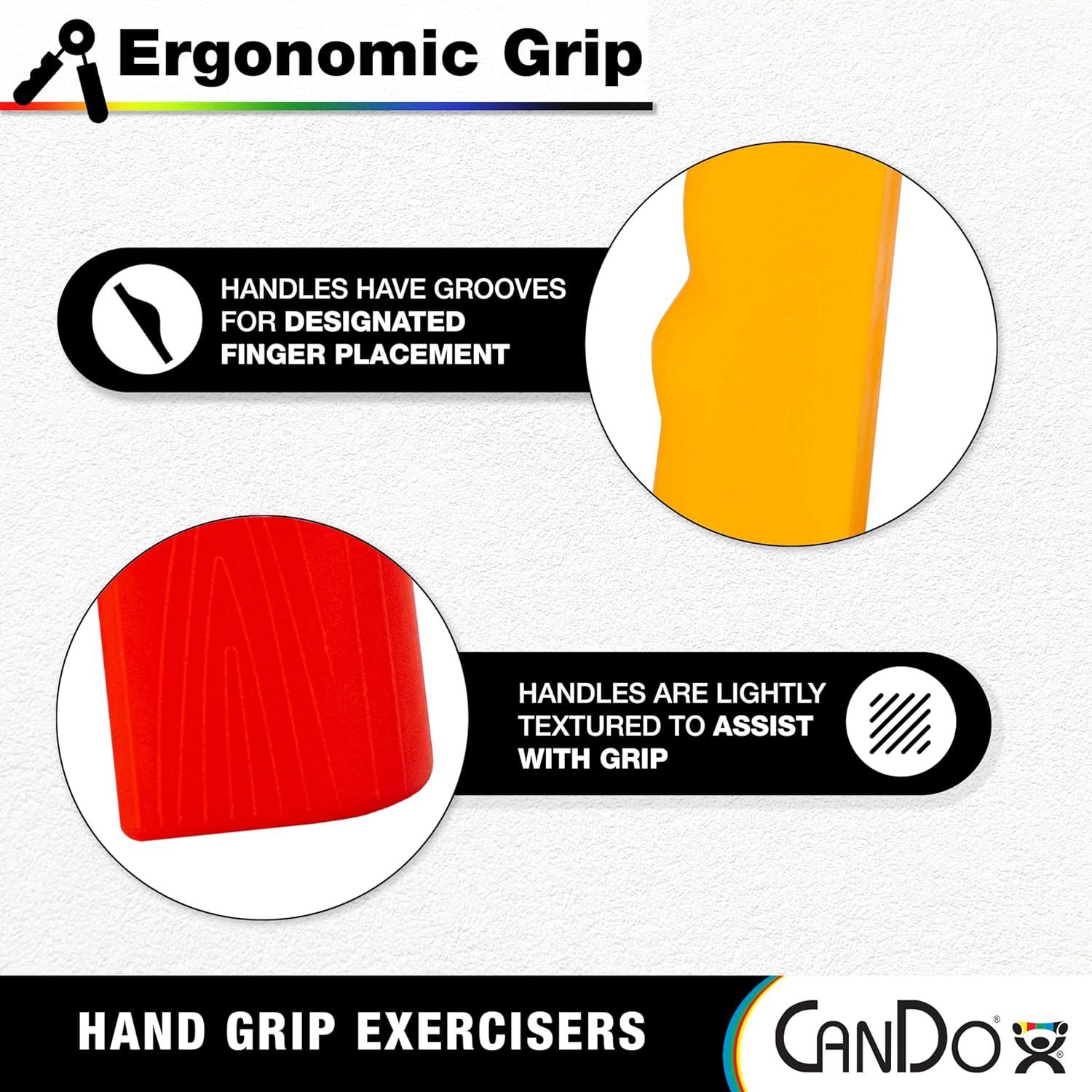 Ejercitador de Agarre de Mano CanDo Verde Medio - Rehabilitación