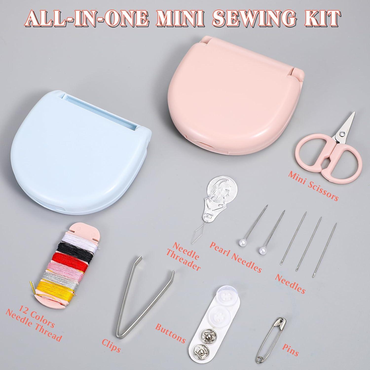 Kit de Costura de Viaje Yuxung 10 Piezas Portátil 7x6.5cm