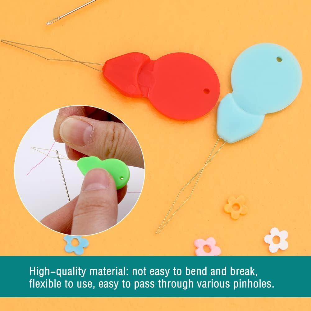 Conjunto de Agujas para Beading UOOU 34 Pcs con Dedal y Enhebradores