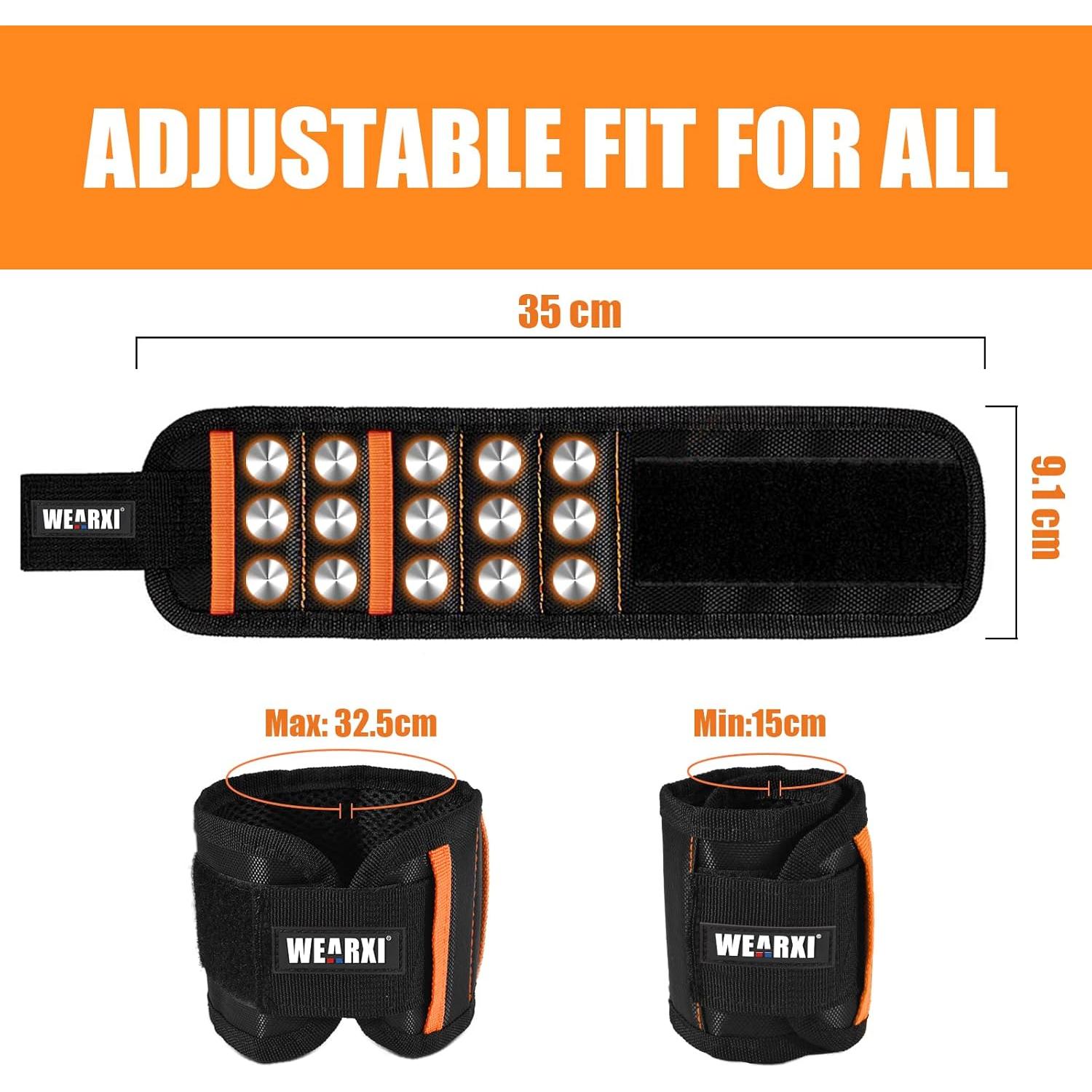 WEARXI Pulsera Magnética Ajustable para Hombres - Regalo Único