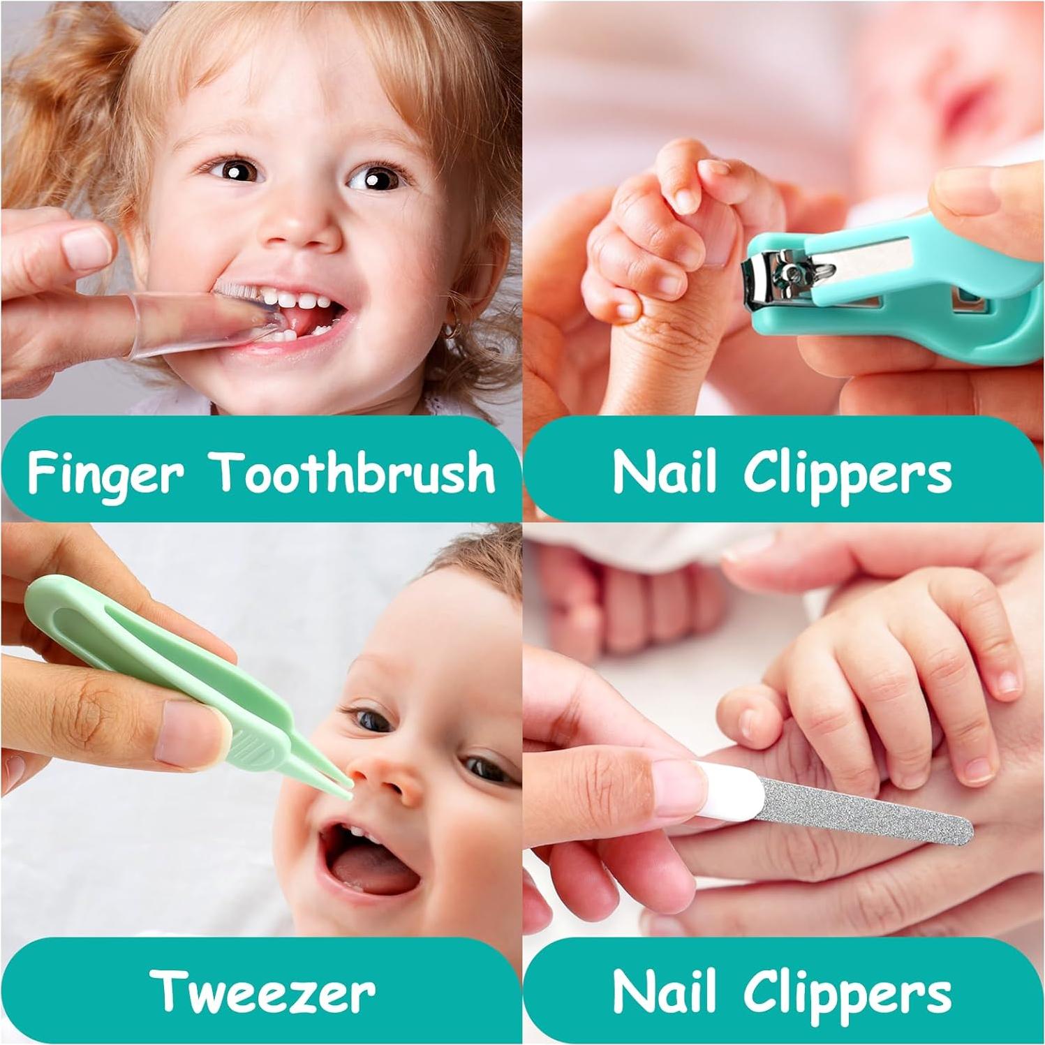 Kit de Cuidado para Bebés UHFi - Cepillo, Peine, Cortauñas y Más