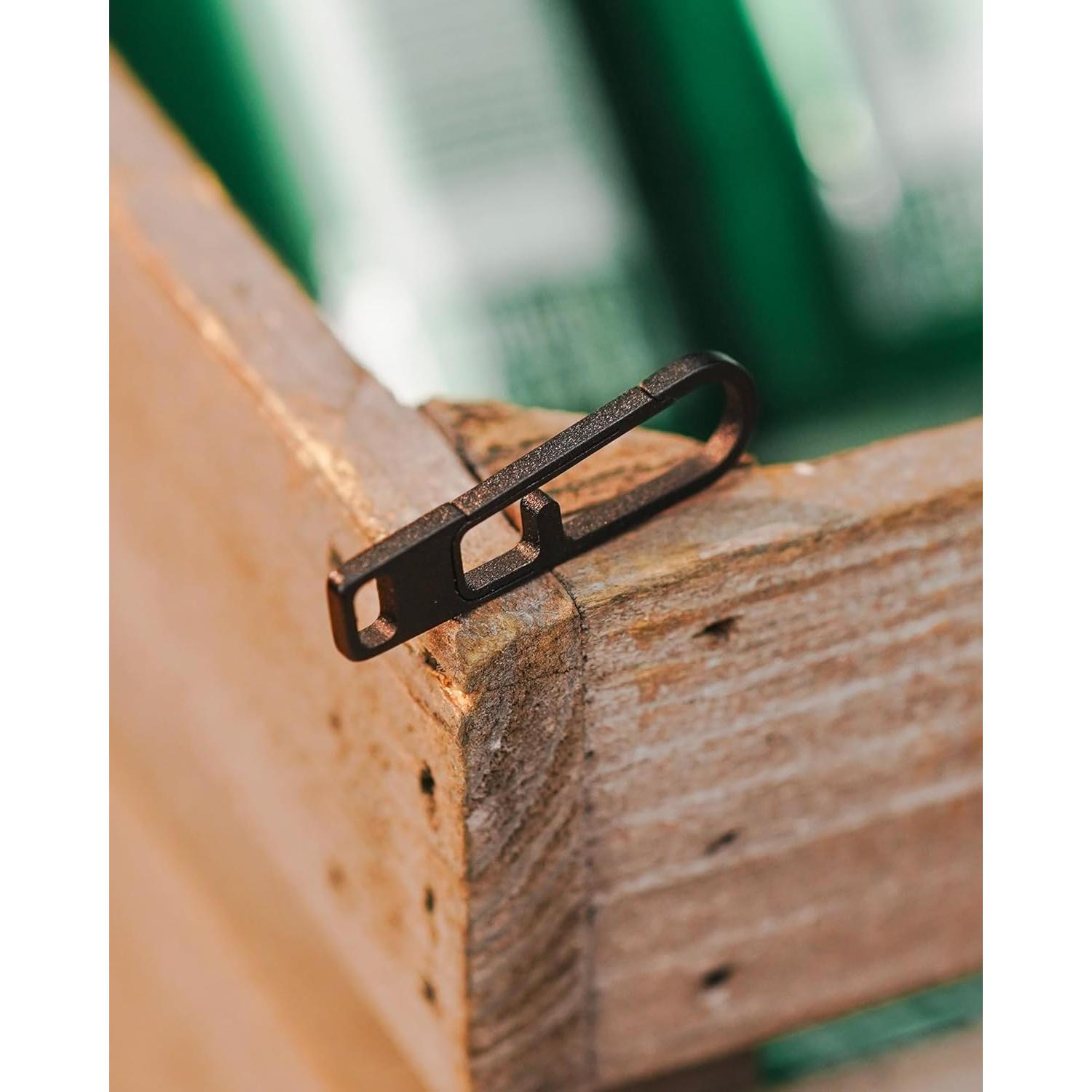 Tirador de Cremallera de Titanio KeyUnity KA54 - Reparación Universal (2 Piezas)