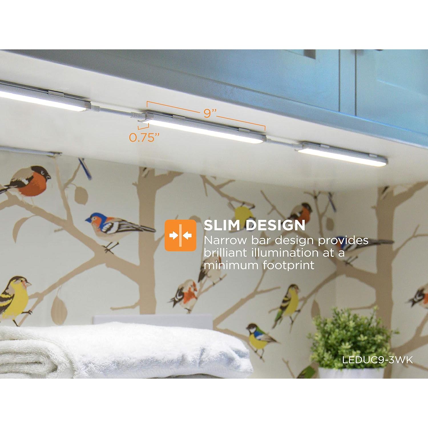 Kit de Iluminación LED Black+Decker 3 Barras 22,86 cm 15W