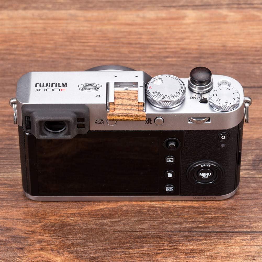 Cubierta de zapata caliente de madera VKO dorada para cámaras Olympus y Fujifilm