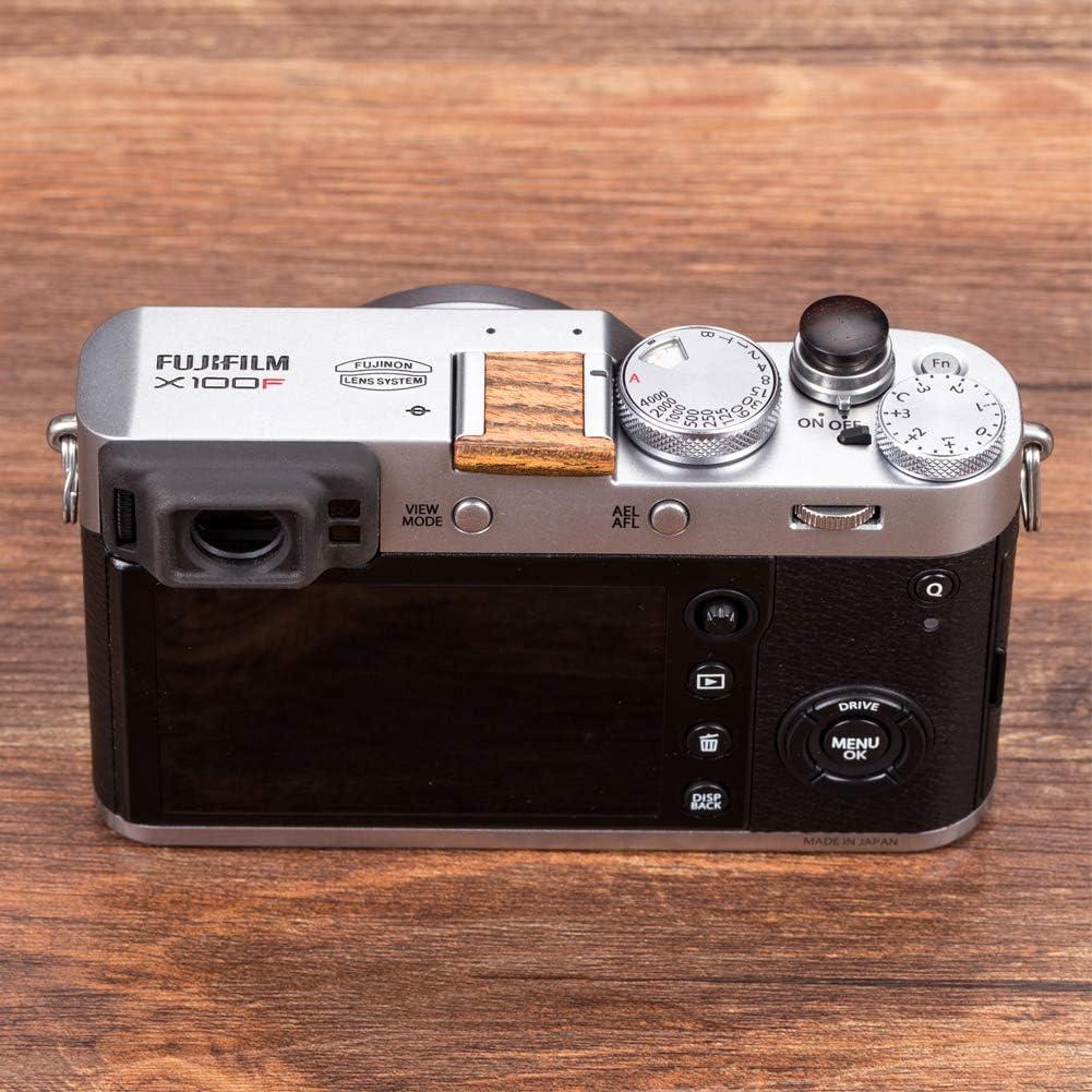 Cubierta de zapata caliente de madera VKO dorada para cámaras Olympus y Fujifilm