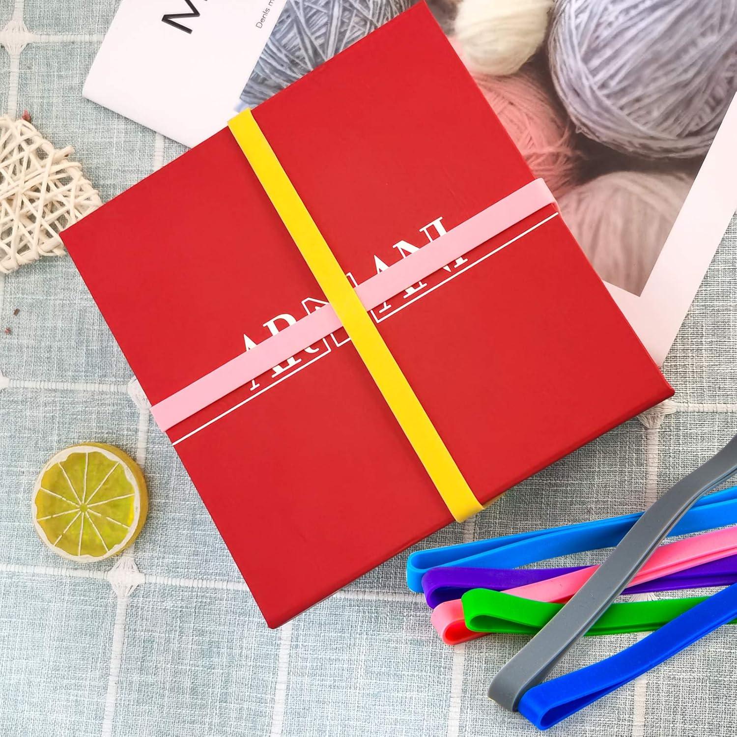 Coopay 36 Piezas Bandas de Goma de Silicona Coloridas 14-30.5 cm