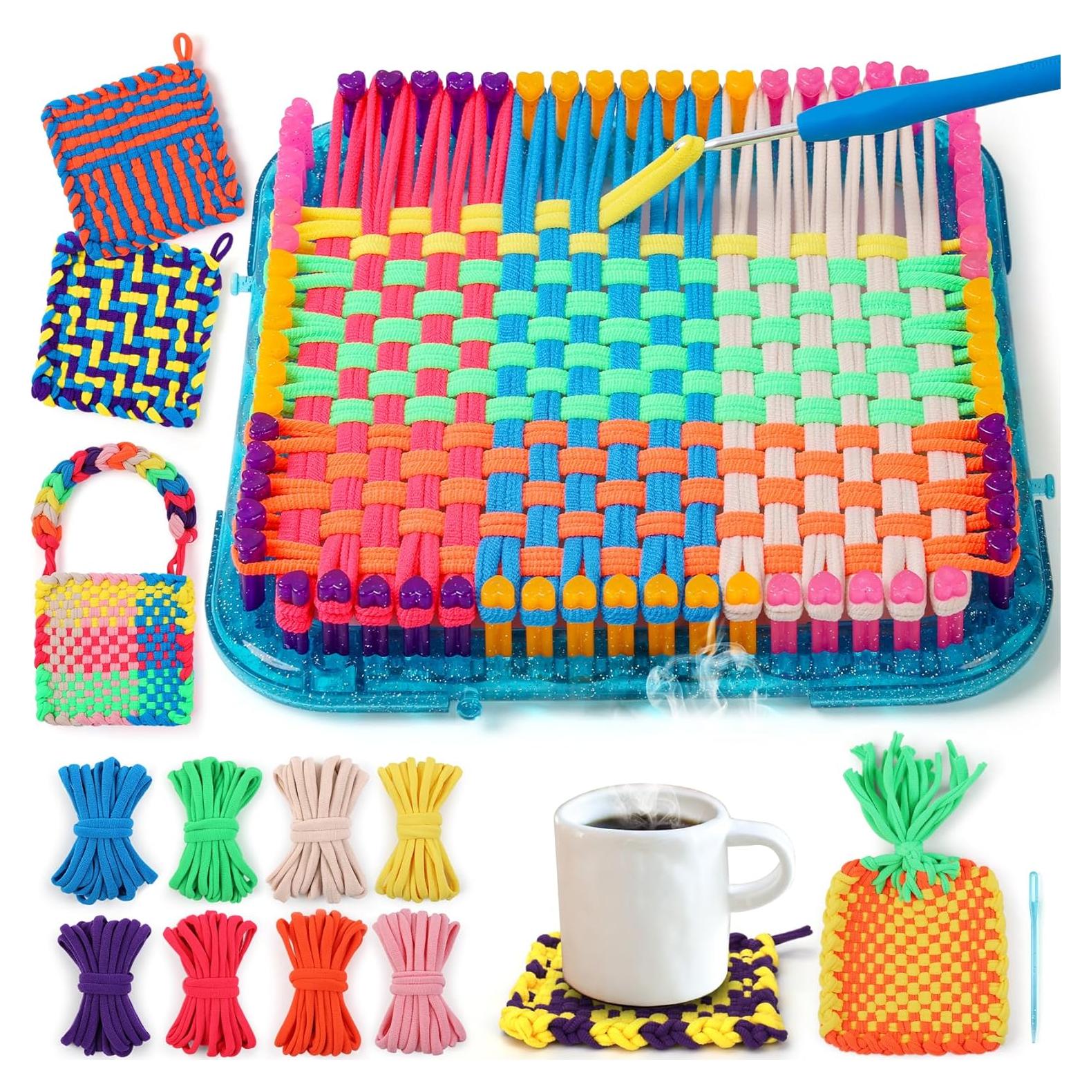 Kit de Telar de Tejer IQKidz para Manualidades - 224 Bucles