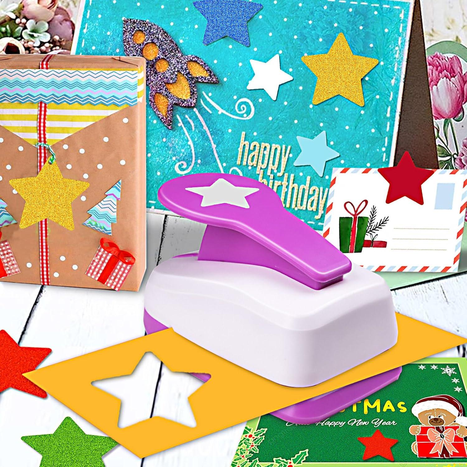Perforadora de Papel HKKYO Estrella 5.08 cm para Manualidades