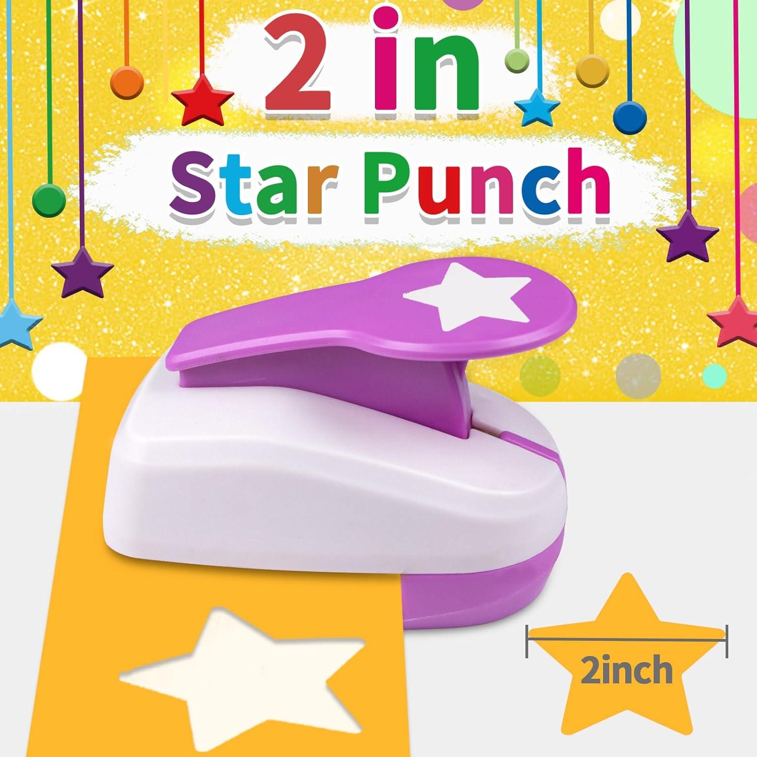 Perforadora de Papel HKKYO Estrella 5.08 cm para Manualidades