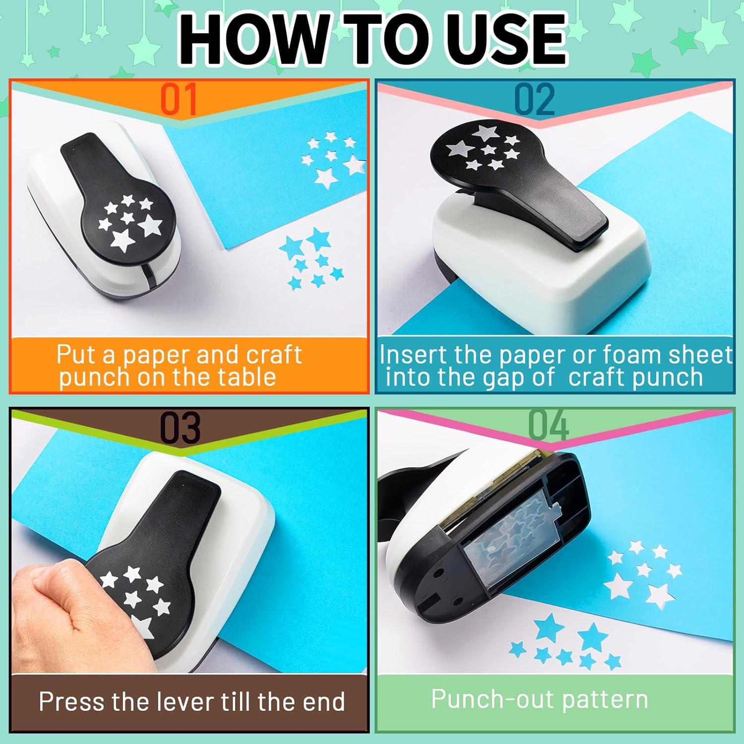 Perforadora de Papel de Estrella HKKYO LP-20-7 5.08 cm