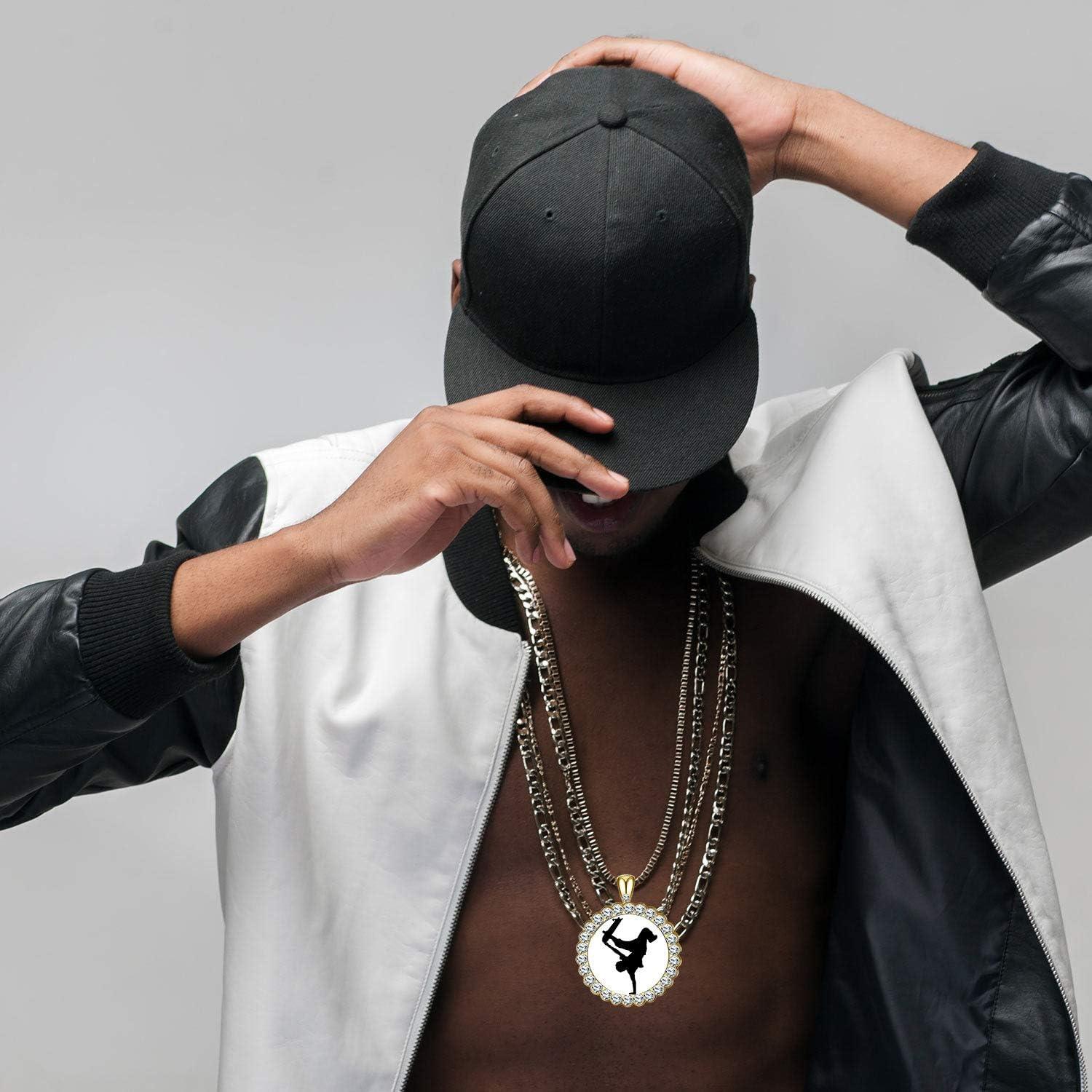 Bandejas de Colgante Hicarer 32 Piezas 25 mm Oro Rhinestone