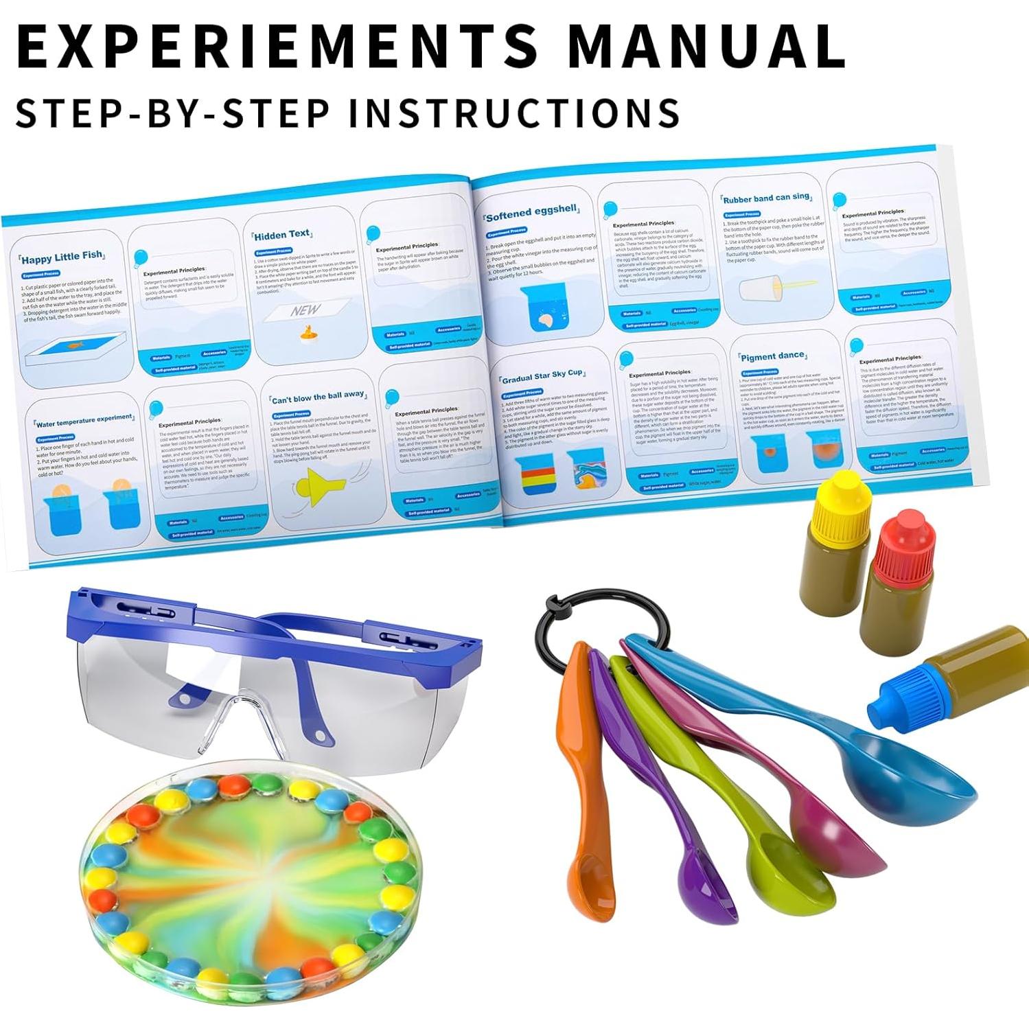 Kit de Experimentos Científicos SNAEN 220+ para Niños 3-12 Años