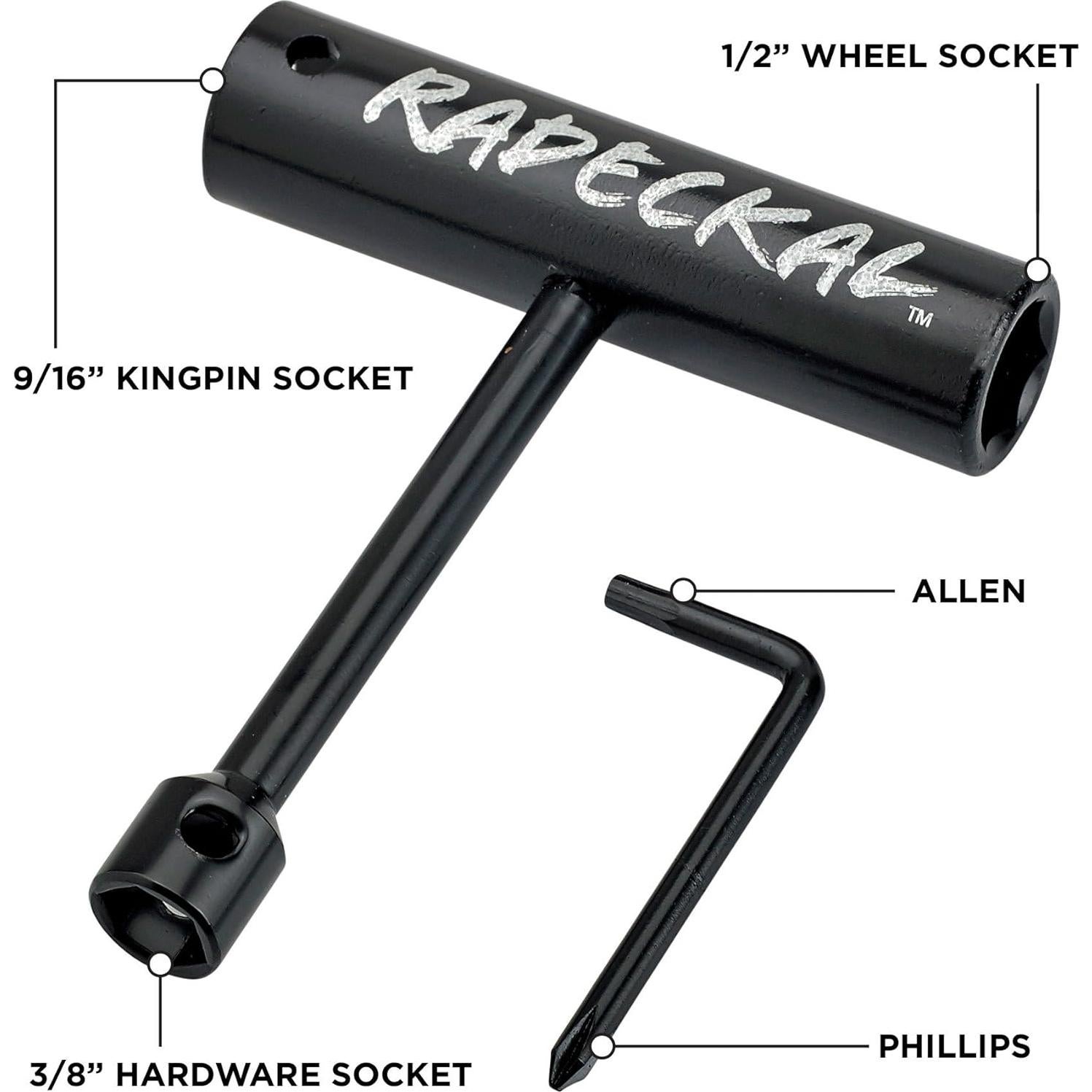 Herramienta T Compacta RADECKAL para Patineta y Longboard