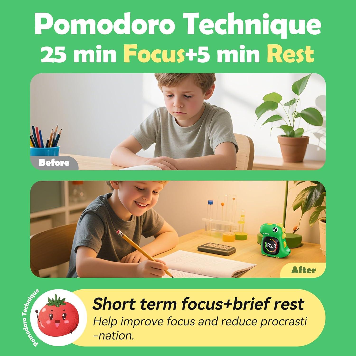 Temporizador Visual Dinosaurio Doli Yearning 99 Min Verde