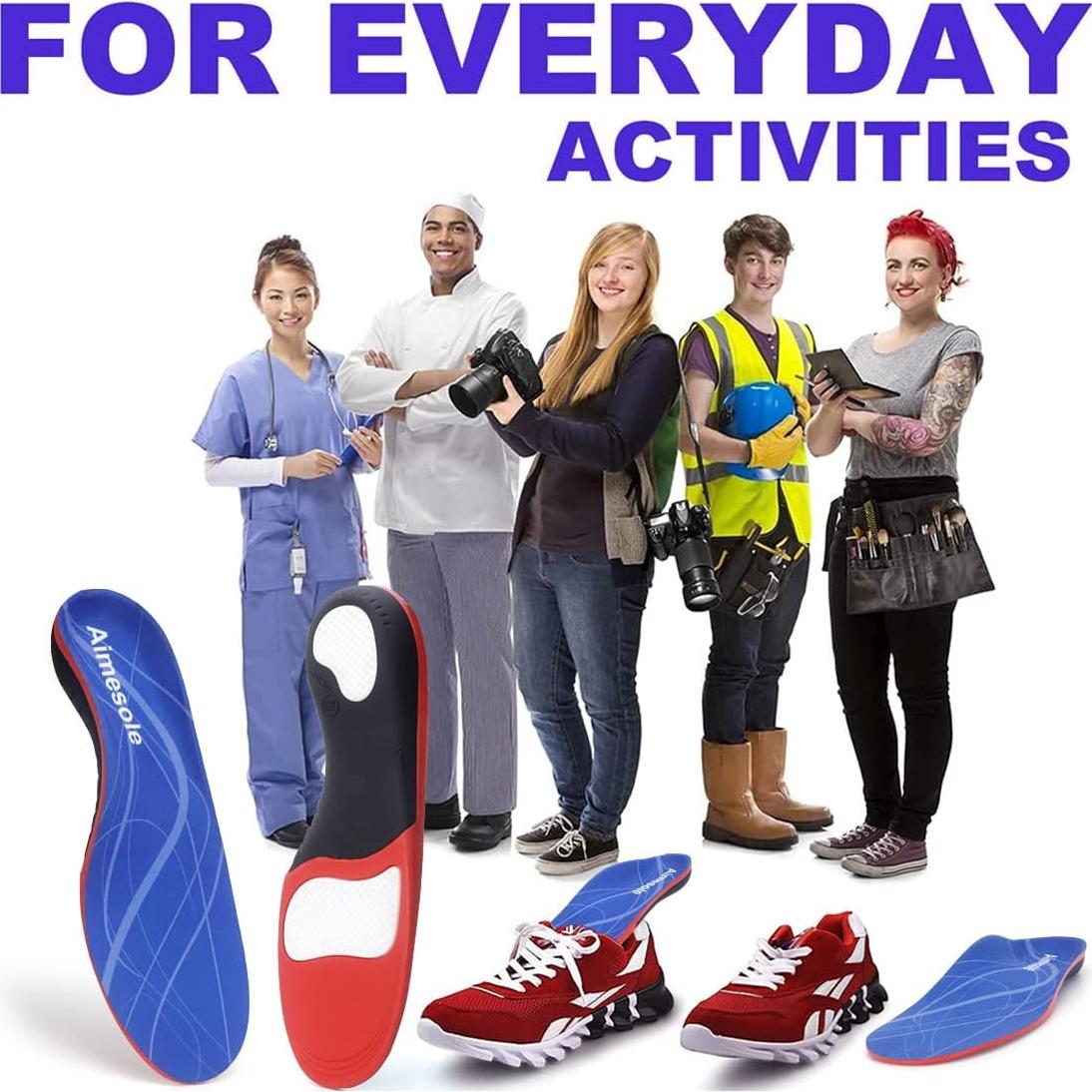 Plantillas Aimesole para Fascitis Plantar Soporte Arco Alto