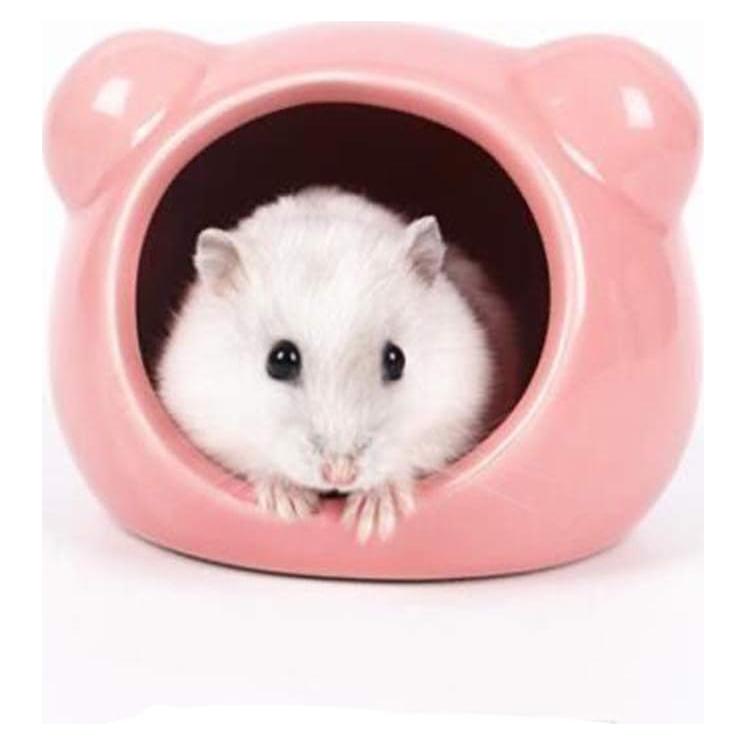 Casa de Hámster Cerámica Gutongyuan - Refugio Pequeño 8.5x8x6.6cm