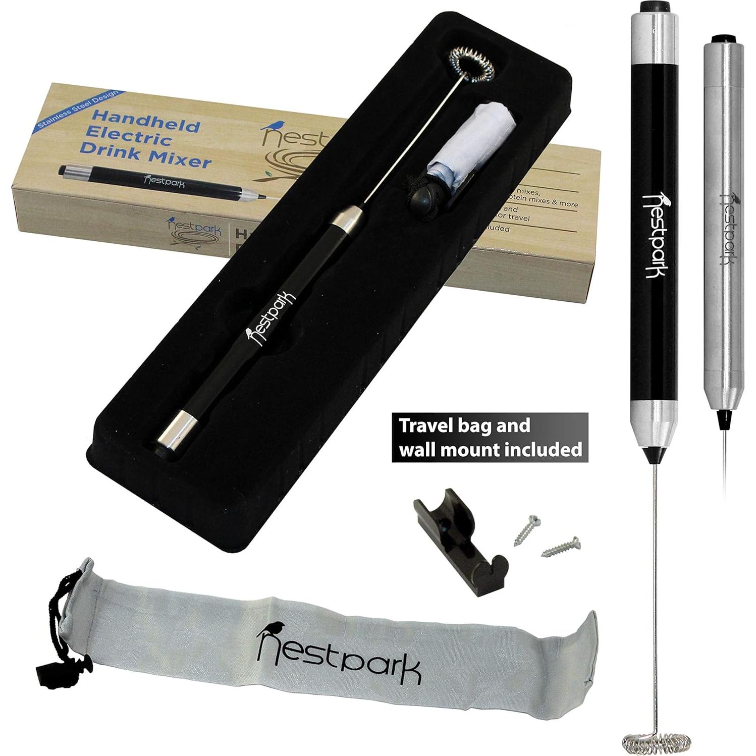 Mezclador de Bebidas Portátil Nestpark 150W con Soporte y Bolsa